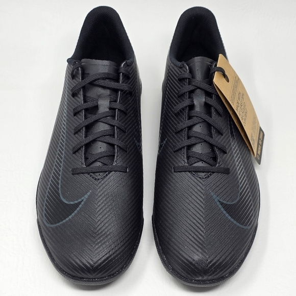 Nike Vapor 16 Club TF Men\'s Size 11.5 Black Deep Jungle Soccer Indoor Cleats NEW main image 6